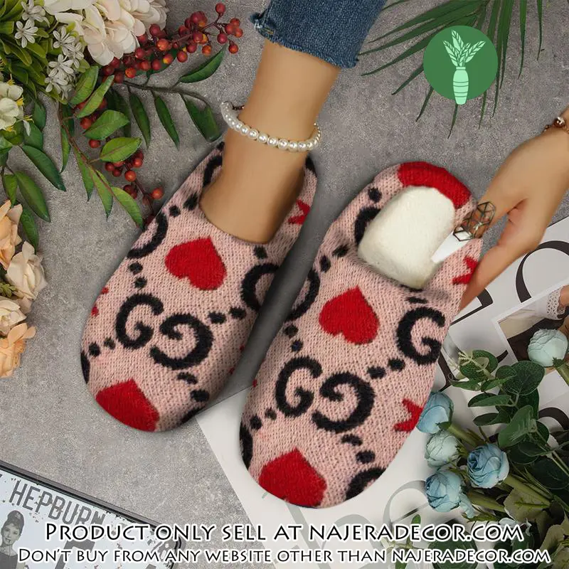 Gucci fleece slippers luxury inhouse slippers ihs1016 njr3411935